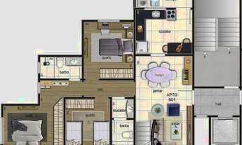 Imagem 7: MARAVILHOSO APARTAMENTO 03 QUARTOS NO BAIRRO RIO BRANCO