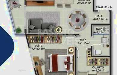 Imagem 2: FLORIANóPOLIS - Apartamento Padrão - Itacorubi