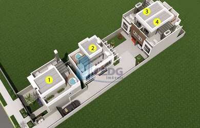 Imagem 2: Sobrado Com 3 Dormitórios à Venda, 146 m² Por R$1.098.000 - Água Verde - Curitiba/pr