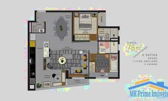 Imagem 4: Oportunidade no Art Bela Vista 64m³ sendo 2 Suítes, 1 Vaga e Depósito