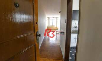 Imagem 2: Apartamento com 3 dormitórios para alugar, 130 m² por R$ 4.500,02/mês - Embaré - Santos/SP