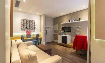 Imagem 2: Apto Transamérica Berrini disponível para locação com 32m², 01 dormitório e 01 vaga de gar