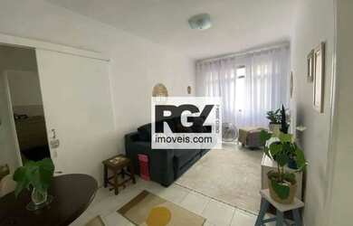 Imagem 3: Apartamento com 1 dormitório à venda, 55 m² por R$ 420.000,00 - Embaré - Santos/SP