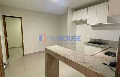 Imagem 4: Apartamento de 1/4 para locação, com planejados na cozinha e uma excelente localização no