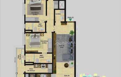 Imagem 5: Apartamento com 3 dormitórios à venda por R$ 3.050.000,00 - Centro - Guaratuba/PR