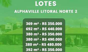 Imagem 2: Lotes disponíveis no Alphaville LN 1, 2 e 3