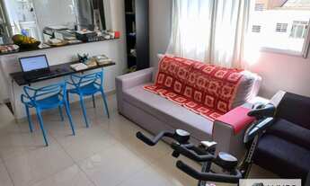 Imagem 2: Apartamento 2 dormitórios 1 suíte 2 vagas demarcadas no José Menino em Santos