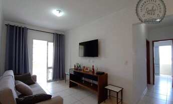 Imagem 2: Apartamento com 2 dormitórios à venda, 90 m² por R$ 440.000,00 - Vila Guilhermina - Praia