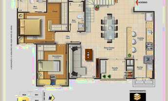 Imagem 3: Cobertura Mobiliada no Centro de Florianópolis