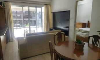 Imagem 3: Apartamento com 1 dormitório para alugar, 69 m² por R$ 3.500/mês - Alphaville Conde II - B