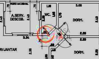 Imagem 2: Apartamento com 2 dormitórios à venda, 54 m² por R$ 320.000 - Vila Curuçá - Santo André/SP
