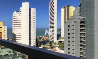 Imagem: Flat mobiliado em andar alto e com vista