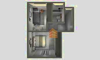 Imagem 6: Casa com 2 dormitórios à venda, 62 m² por R$ 199.900,00 - São Jerônimo - Gravataí/RS