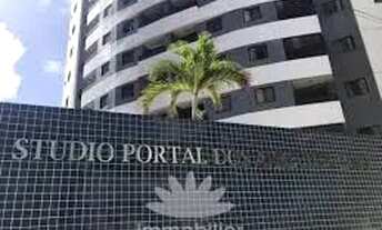 Imagem 3: Apartamento 2 quartos, 56m2, andar alto, varanda, mobiliado, no Studio Portal dos Arrecife