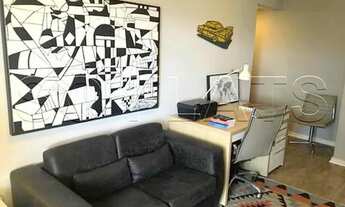 Imagem 4: Flat totalmente mobiliado para locação no Itaim Bibi, próx da Av São Gabriel. Consulte-nos