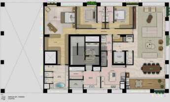 Imagem 7: Apartamento com 3 dormitórios à venda, 212 m² por R$ 3.122.000,00 - Mossunguê - Curitiba/P