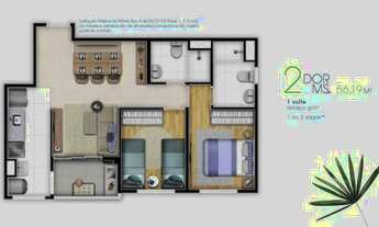 Imagem: Apartamento com 2 dormitórios à venda