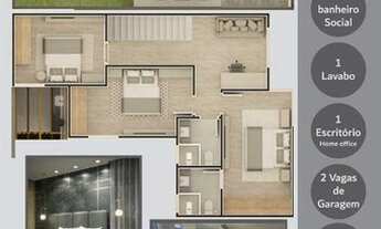 Imagem 6: Casa com 3 dormitórios à venda, 139 m² por R$ 620.000,00 - Bela Vista - Gaspar/SC