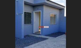 Imagem 3: Casa nova com 2 dormitórios à venda, 57 m² por R$ 280.000 - Xaxim - Curitiba/PR