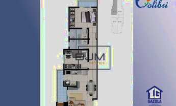 Imagem 6: Apartamento com 2 dormitórios à venda, 58 m² por R$ 231.810,00 - Costa e Silva - Joinville
