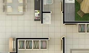 Imagem 2: Apartamento para venda possui 70 metros quadrados com 2 quartos