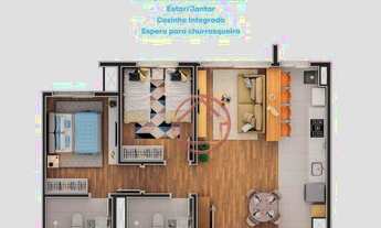 Imagem 6: Apartamento com 2 dormitórios à venda, 51 m² por R$ 250.000 - Jardim Itu Sabará - Porto Al