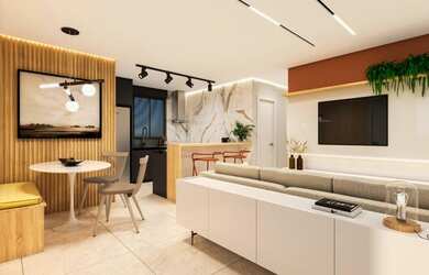 Imagem 3: Apartamento com área privativa à venda, 3 quartos, 1 suíte, 2 vagas, Fernão Dias - Belo Ho