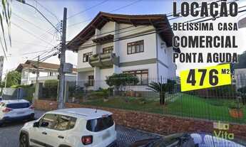 Imagem 2: Belíssima Casa COMERCIAL, À Venda e Locação - Aluguel, Bairro Ponta Aguda - Blumenau SC