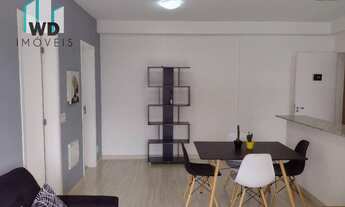 Imagem 3: Apartamento com 1 dormitório para alugar, 51 m² por R$ 3.100,00/mês - Alphaville Conde II