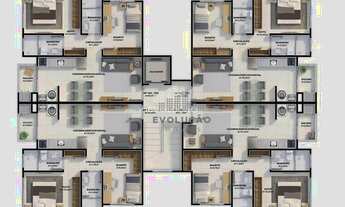 Imagem 3: Apartamento à venda, 54 m² por R$ 239.000,00 - Nova Palhoça - Palhoça/SC