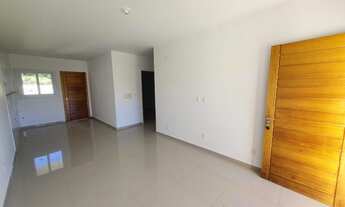 Imagem 4: Casa plana, nova, com 2 dormitórios à venda, 63 m² por R$ 296.000 - Lomba Grande - Novo Ha