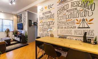 Imagem 2: Apartamento com 2 dormitórios à venda, 60 m² por R$ 270.000 - Vila Tibiriçá - Santo André