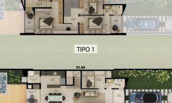 Imagem 6: Luxuosos duplex, com 04 dorms., 03 suites na Tamatanduba - Eusébio