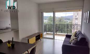 Imagem 2: Apartamento com 1 dormitório para alugar, 51 m² por R$ 3.100,00/mês - Alphaville Conde II