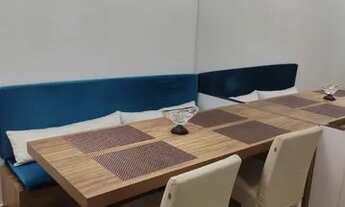 Imagem 2: Alugo apto com 47 m2, 1 quarto, 1 suíte, lavabo, mobiliado, em Boqueirão - Santos - SP