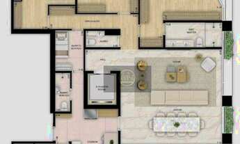 Imagem 6: Apartamento com 3 dormitórios à venda, 212 m² por R$ 3.122.000,00 - Mossunguê - Curitiba/P