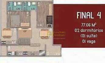 Imagem 7: Apartamento com 2 dormitórios à venda, 79 m² por R$ 570.542,57 - Balneário Flórida - Praia