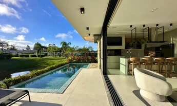 Imagem 5: Casa decorada beira lago c/ piscina e 05 suítes à venda - Condomínio Capão Ilhas Resort RE