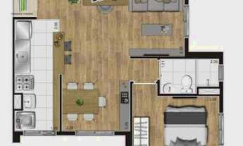 Imagem 2: Apartamento à venda, 41 m² por R$ 263.200,00 - Vila Nova Cachoeirinha - São Paulo/SP