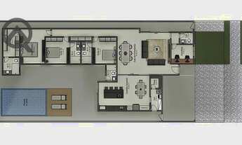 Imagem 3: Casa com 3 dormitórios à venda, 243 m² por R$ 2.050.000,00 - Parque Brasil 500 - Paulínia