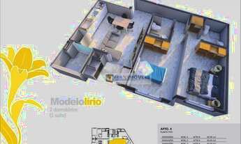 Imagem 5: Apartamento com 2 dormitórios à venda, 58 m² por R$ 423.906,00 - Vila Gardênia - Atibaia/S