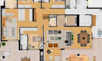 Imagem 2: Apartamento garden no Ecoville com 4 suítes e 4 vagas