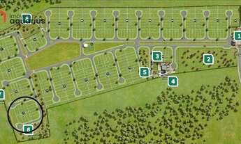 Imagem 2: OPORTUNIDADE** Terreno à venda no Condomínio Bosque dos Manacás, 200 m² por R$ 208.000 - J