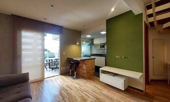 Imagem: Duplex com varanda em Moema 70 m², 1 dormitorio