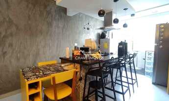 Imagem 3: Apartamento com 3 dormitórios à venda, 97 m² por R$ 599.000 - Pompéia - Santos/SP