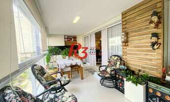 Imagem 3: Apartamento para venda possui 155 metros quadrados com 3 quartos em Embaré - Santos - SP