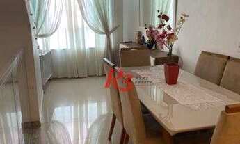 Imagem 3: Casa sobreposta com 3 dormitórios à venda, 110 m² - Marapé - Santos/SP