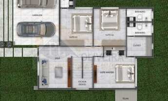 Imagem 2: Casa em Condomínio para Venda em Mário Campos, SERRA DOS BANDEIRANTES, 3 dormitórios, 3 su