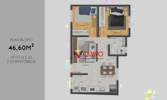 Imagem 2: Apartamento com 2 dormitórios à venda, 46 m² por R$ 264.000 - Vila Elze - São Paulo/SP