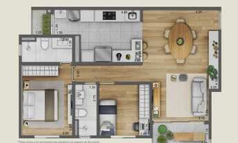 Imagem 2: Apartamento APT na planta Essenziale Due - Indaiatuba